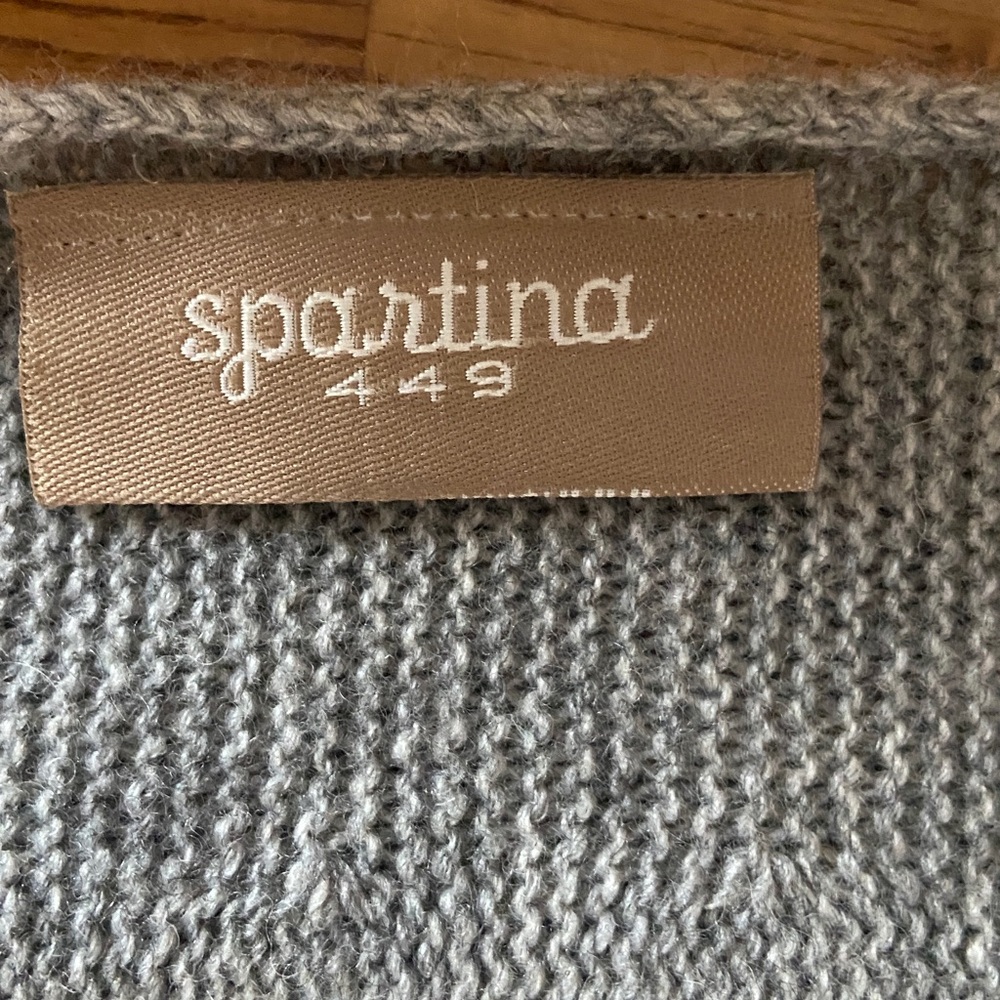 Gray Ombre Women's Sweater/Poncho/Skirt Wool/Cashmere bland - Picture 3 of 9